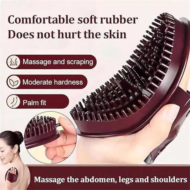 Alt view image 2 of 6 - 2 Pcs Meridian Brush Massage Brush, Beauty Salon Professional Custom Meridian Brush, Acupressure Meridian Brush, Meridian Scalp Massage Brush, Full Body Relaxation Comb