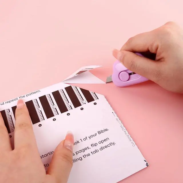 Alt view image 7 of 7 - 3 Pack Mini Box Cutter Keychain - Cute Retractable Letter Opener Tiny Cloud | Mini cute keychain box cutter, retractable lock, tiny cloud, lightweight, fits pocket & bag, packages, 3 pack