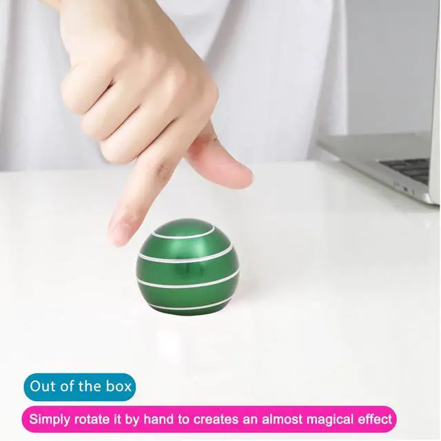 Alt view image 4 of 6 - Desk-Toys for Fidget Kinetic-Cool-Gadgets: Cool-Stuff for Kid Children Teen Adult, Optical-Illusion Toy for Office School Home Women Men Christmas Stress-Relief-Gifts 180 Seconds Spinning