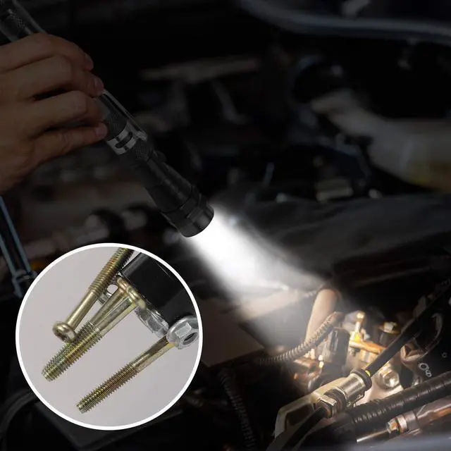 Alt view image 4 of 7 - LED Telescoping Magnet Tool, Gifts for Men, Dad and Husband | Flexible reach and inspection attachments access narrow spaces for home, garage, workshop and automotive repair projects