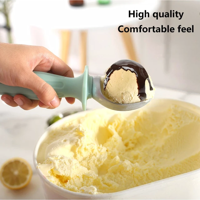 Alt view image 5 of 7 - Ice Cream Toppings, Ice Cream Scoop with Bottle Opener,8.66 Inch,Green. | Heavy-Duty Zinc Alloy and PP Handle, For Ice Cream, Cookie Dough and Fruit Balls, Excellent Gift for Ice Cream Enthusiasts