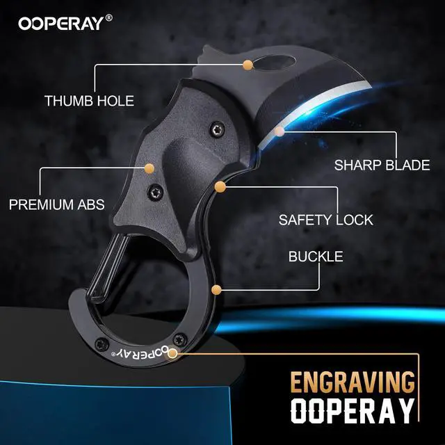 Alt view image 2 of 7 - Stocking Stuffers for Men Christmas, Small Pocket Knife for Men Him Dad, Christmas Birthday Gifts, Box Cutter, EDC Gadget Keychain, Every Day Carry Folding Knife, Camping Fishing Hiking Multitool Gift
