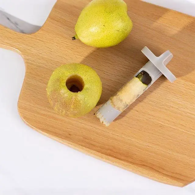 Alt view image 6 of 7 - Pepper Corer, 2 in 1 Red Bell Pepper Seed Corer Remover Tool, Fruit & Vegetable Corers Quick Cave Tools for Jalapeno Cutter Deseeder, Off White, 1 P