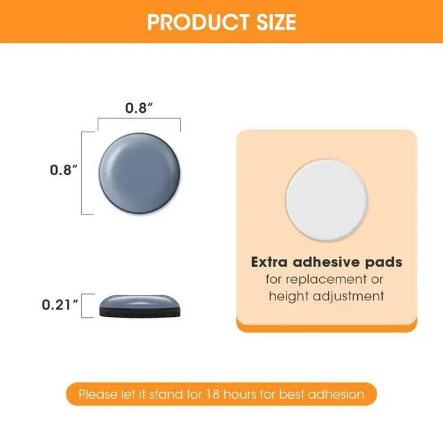 Alt view image 5 of 7 - Appliance Sliders, 8 Pcs Small Appliance Slider for Countertop | Self Adhesive Caster Wheels Appliance Rollers, Kitchen Gadgets Home Must Have for Kitchenaid Mixer Coffee Maker Air Fryer
