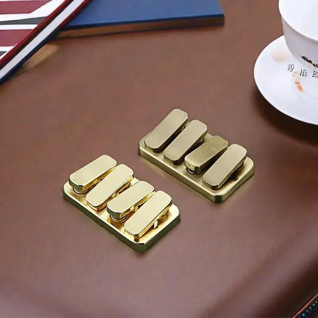Alt view image 7 of 7 - Fidget Toys Adults, EDC Metal Fidget Slider, Magnetic Haptic Fidget ClickerAdult Fidget Toy for Anxiety ADHD, Cool Office Gadgets Gift for Dad Teens, Fidgets Toy for Men (Bronze)