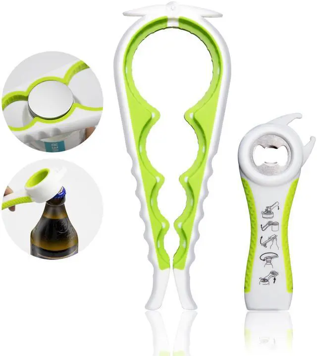 Main image of Jar Opener for Weak Hands, Seniors with Arthritis, 5 in 1 Multi Function Bottle Opener Lid Opener For Arthritic Hands