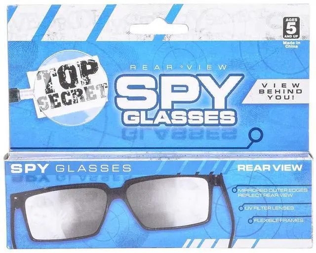 Alt view image 6 of 7 - Top Secret Spy Glasses For Kids - Rear View Sunglasses. View Behind You! Detective Gadget. Perfect Party Favors. (1 Pack)