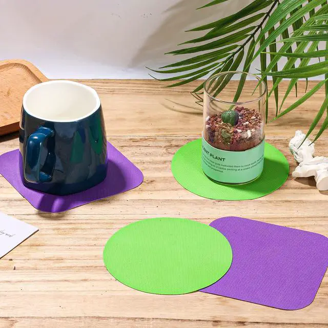 Alt view image 3 of 7 - 4pcs Jar Opener Gripper Pad for Seniors with Weak Hands, Rubber | Multi-function Silicone Bottle Opener Lid Cap Rubber Gripper Pads Kitchen Coasters Gadgets, Green, Purple