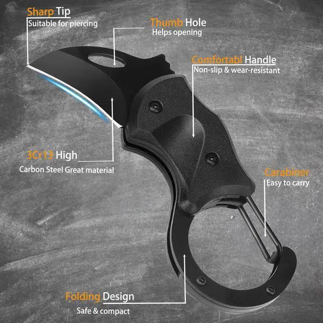 Alt view image 2 of 6 - Small Pocket Knife for Men,Gifts For Father EDC Gadgets with 1.34inch Blade for Everyday Carry, Gifts for Men Dad Husband, Christmas Stocking Stuffers Gifts for Him and Her