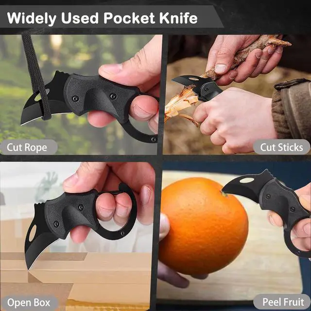 Alt view image 5 of 6 - Small Pocket Knife for Men,Gifts For Father EDC Gadgets with 1.34inch Blade for Everyday Carry, Gifts for Men Dad Husband, Christmas Stocking Stuffers Gifts for Him and Her