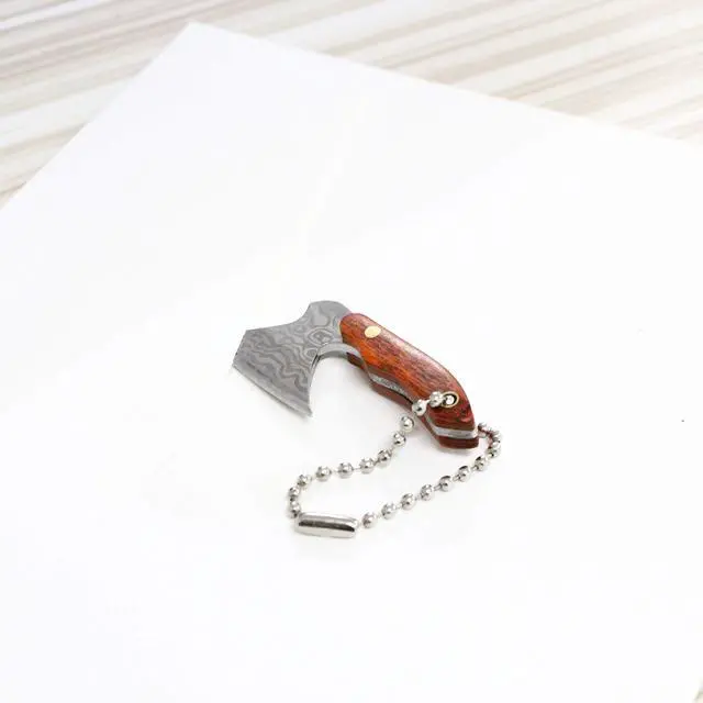 Alt view image 6 of 6 - Miniature Gadgets Pocket Knife Collection, EDC Tiny Multifunction Tool (Hatchet)