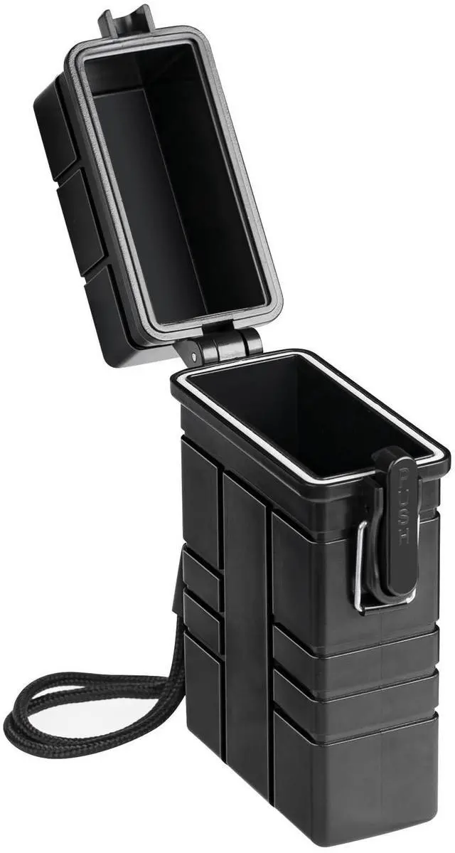 Main image of Waterproof Case, Airtight Holder Case, EDC Survival Container | 20 Capacity for Whole Package 84-100mm Size, Match Seal Storage, Dry Box for Fishing Kit, Cool Gadgets for Men Women Camping