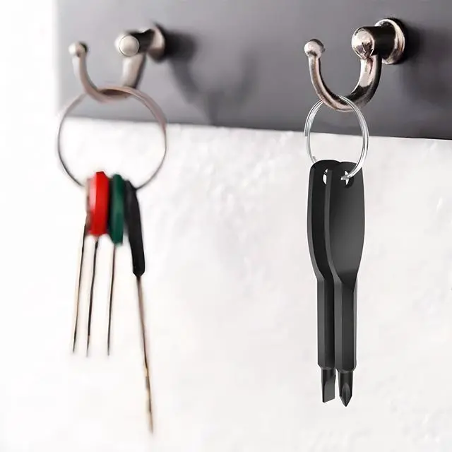 Alt view image 3 of 6 - for men, Portable 4-in-1 Pocket Screwdriver Keychain Multitool, a Cool Gadget Perfect for Dads, Husb