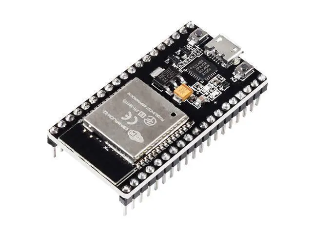 Alt view image 2 of 5 - 6Pcs ESP32 Development Board WiFi + Bluetooth Microcontroller Dual Cores ESP-32 ESP-32S Board ESP-WROOM-32 CP2102 Chip 38Pin Narrow Version 2 in 1 Dual Core Low Power Consumption ESP-32S