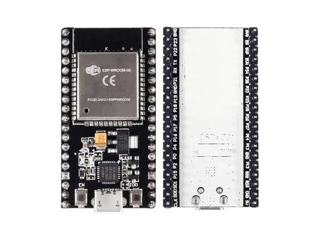 Alt view image 5 of 5 - 6Pcs ESP32 Development Board WiFi + Bluetooth Microcontroller Dual Cores ESP-32 ESP-32S Board ESP-WROOM-32 CP2102 Chip 38Pin Narrow Version 2 in 1 Dual Core Low Power Consumption ESP-32S