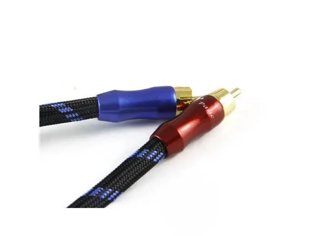 Alt view image 4 of 5 - HiFi Cable HiFi Quality Cable 2RCA to 2RCA Male Cables 2-Channel Signal Audio Cable Upgrated Version ZY-020 1.5M