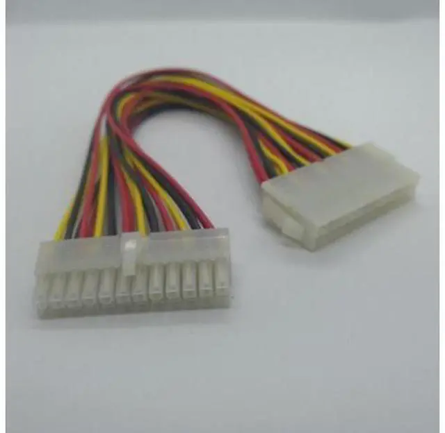 Main image of 30CM ATX power supply cable 24 pin male to 24 pin female 24PIN extension cable cord for desktop computer motherboard Adapter