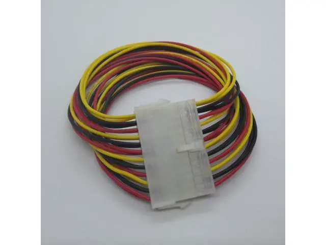 Alt view image 3 of 5 - 30CM ATX power supply cable 24 pin male to 24 pin female 24PIN extension cable cord for desktop computer motherboard Adapter