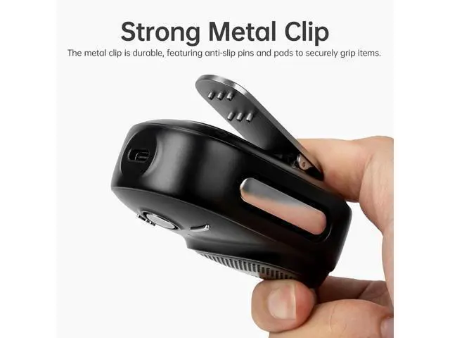 Alt view image 2 of 7 - Divoom Itour-S Portable Mini Wearable Bluetooth Speaker, Big Audio and Punchy Bass,Clip-On Design, IP67 Waterproof and Dustproof,10 Hours Playtime,Speaker for Home Travel Office and Outdoors (Black)