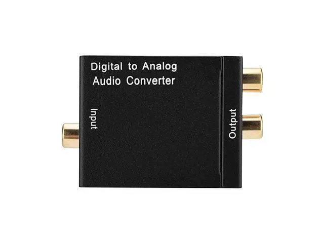 Alt view image 2 of 6 - DAC Converter Digital to Analog Audio Converter Digital SPDIF Coaxial Optical Convert to L/R RCA Toslink Optical Audio Adapter