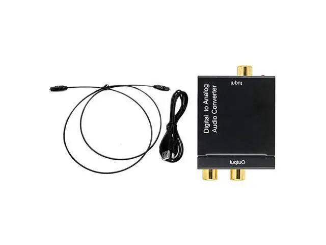 Alt view image 6 of 6 - DAC Converter Digital to Analog Audio Converter Digital SPDIF Coaxial Optical Convert to L/R RCA Toslink Optical Audio Adapter
