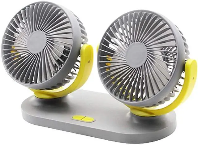 Main image of Car fan In Car Fan Car Fans Cooling Usb Fan Usb Mini Fan Usb Desk Fans Mini Fan Desk Fans With Usb Small Desk Fans Portable Fan Usb Usb Powered Fan Silent Usb Fan Desk Usb Fan Usb ( Color : Gray )