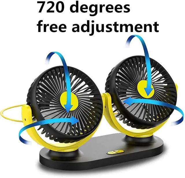 Alt view image 4 of 7 - Car fan In Car Fan Car Fans Cooling Usb Fan Usb Mini Fan Usb Desk Fans Mini Fan Desk Fans With Usb Small Desk Fans Portable Fan Usb Usb Powered Fan Silent Usb Fan Desk Usb Fan Usb ( Color : Gray )