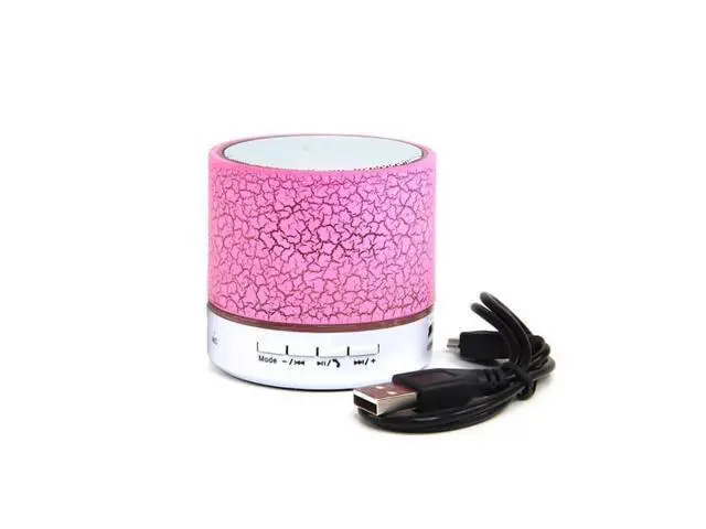 Alt view image 5 of 6 - S10 Mini Portable 5W Wireless RGB LED Lighting Karaoke Speaker Home Theatre for Kids Computer Compatible AUX Boxed Retail Purple