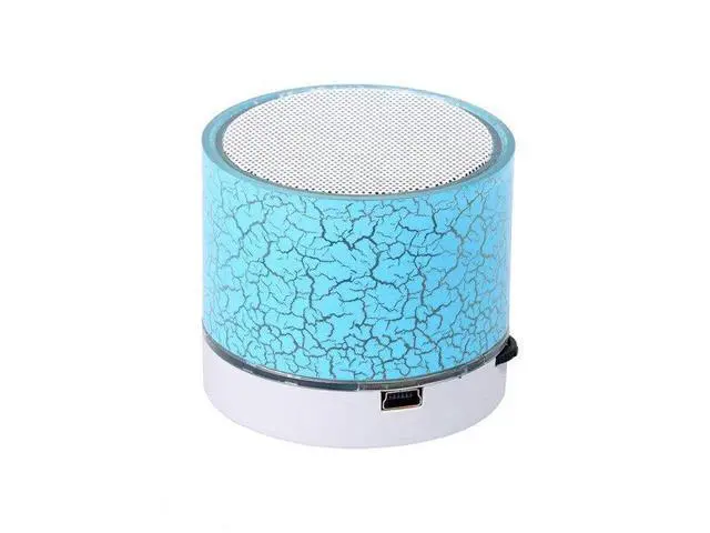 Alt view image 5 of 5 - S10 Mini Portable 5W Wireless RGB LED Lighting Karaoke Speaker Home Theatre for Kids Computer Compatible AUX Boxed Retail White