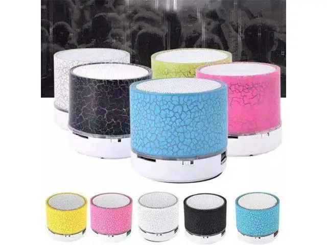 Alt view image 3 of 6 - S10 Mini Portable 5W Wireless RGB LED Lighting Karaoke Speaker Home Theatre for Kids Computer Compatible AUX Boxed Retail Blue