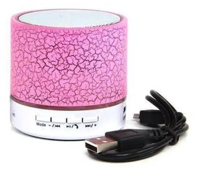 Alt view image 11 of 12 - S10 Mini Portable 5W Wireless RGB LED Lighting Karaoke Speaker Home Theatre for Kids Computer Compatible AUX Boxed