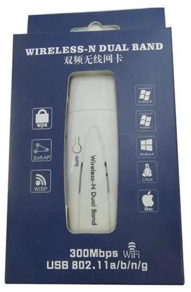 Alt view image 4 of 4 - band 300Mbps Wireless Lan Adapter Ralink RT3572 Dongle For Kali Linux 2019 and Samsung TV