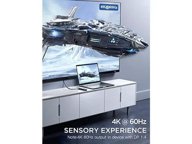 Alt view image 8 of 10 - USB C Hub Ethernet,6 in 1 Laptop Docking Station, Dockteck USB C Multiport Adapter with 4K@60Hz HDMI, 100W PD, 1Gbps LAN, 2 USB 3.0 for MacBook Pro/Air, Surface Pro, XPS and More