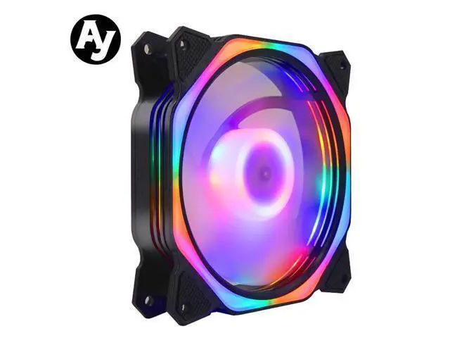 Alt view image 6 of 10 - Radiator Cooler PC Case Fan Cooling LED For 120MM Fan Cooling Fan 3pin Quietly Easy Install Cooler Cooling Computer Fan