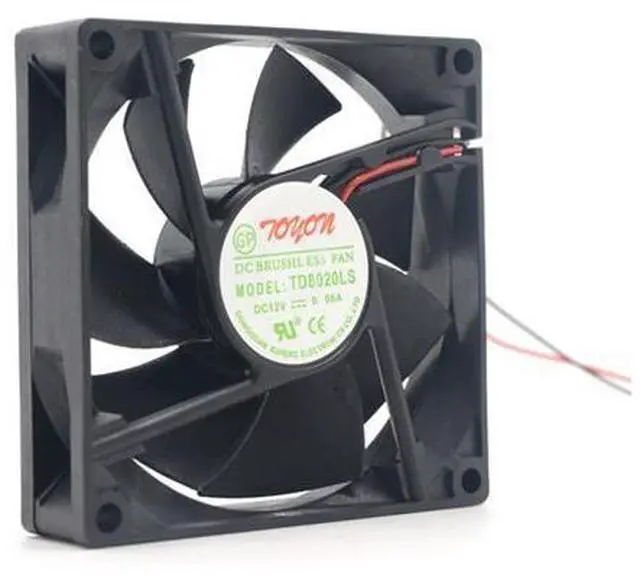 Alt view image 7 of 12 - New original TD8020LS 12V 0.08A 8CM fan dispenser 80*80*20 MM quiet fan