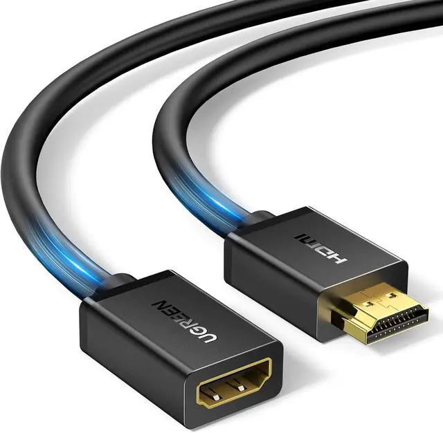 Alt view image 7 of 7 - HDMI Extension Cable 4K HDMI Extender 6FT Male to Female Adapter Cord Compatible with TV Stick PS5 PS4 Xbox Laptop PC Nintendo Switch Blu Ray Player Google Chromecast Wii U HDTV