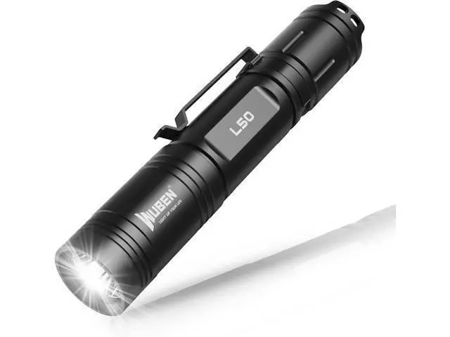 Alt view image 8 of 14 - WUBEN L50 Rechargeable Flashlights, USB tactical flashlights 1200 high lumens, Super Bright IP68 Waterproof LED flashlights, EDC Pocket Flashlights 5 Modes for Emergency, Rescue, Inspection, Hunting