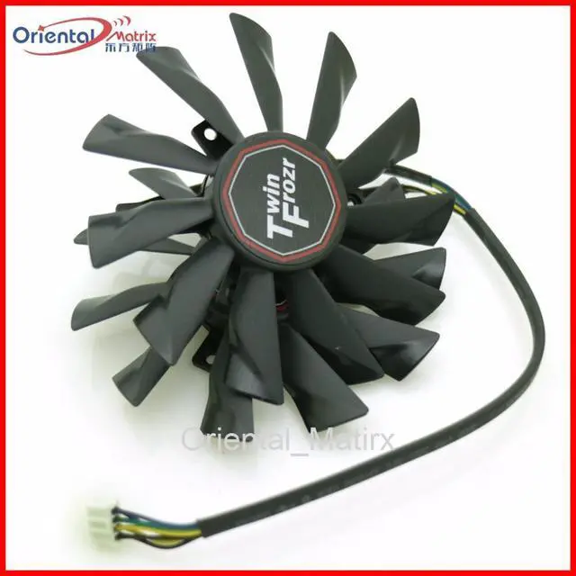 Alt view image 10 of 12 - 2pcs/lot PLD10010S12HH 12V 0.40A For MSI R7-260X R9-290X R9-280X R9-270X Twin Frozr Graphics Card Fan