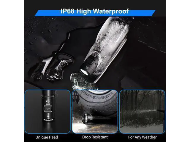 Alt view image 14 of 14 - WUBEN C3 Flashlight 1200 High Lumens Rechargeable Flashlights 6 Modes Super Bright IP68 LED Tactical Flashlight for Camping, Home, Emergency, Rescue, Hunting, Inspection, Repair, Tool Gifts for Men