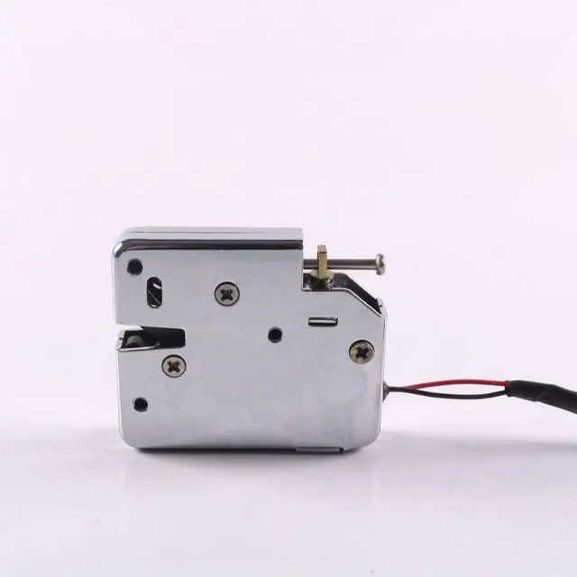 Alt view image 6 of 10 - Electronic Cabinet Lock, Small Anti-Vibration Electromagnetic Smart Storage Locker Lock with Feedback, Double Wire Control, Metal