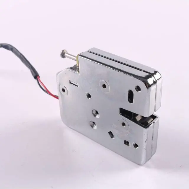 Alt view image 8 of 10 - Electronic Cabinet Lock, Small Anti-Vibration Electromagnetic Smart Storage Locker Lock with Feedback, Double Wire Control, Metal