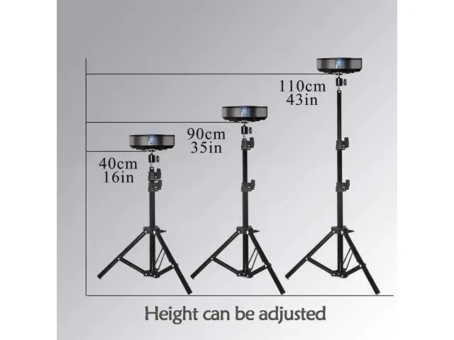 Alt view image 9 of 14 - Projector Tripod Stand, Portable Tripod Mount Floor Stand, Folding Floor Tripod Stand, Outdoor Stand for Projector,Camera, Webcam 18" to 40" (Withstand 3pounds 1.5kgs)