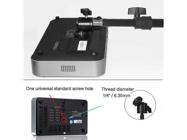 Alt view image 12 of 14 - Projector Tripod Stand, Portable Tripod Mount Floor Stand, Folding Floor Tripod Stand, Outdoor Stand for Projector,Camera, Webcam 18" to 40" (Withstand 3pounds 1.5kgs)