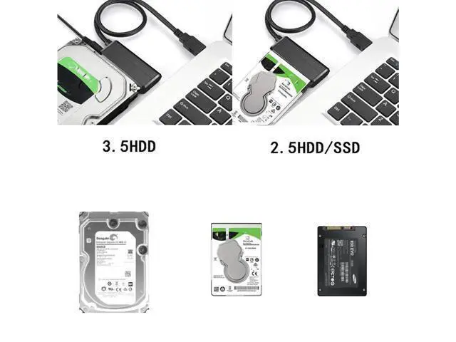 Alt view image 10 of 10 - Sata 3.0 Easy Drive Sata Cable 3.0 To SATA Adapter Cable 2.5/3.5 Inch Hard Drive Data Cables Sata To 3.0