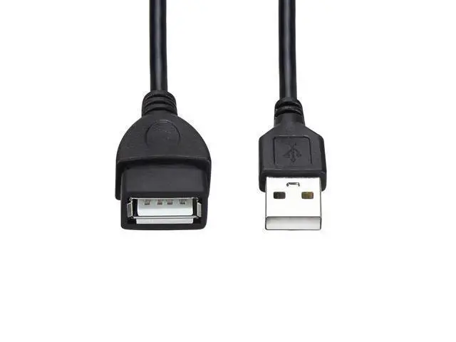 Alt view image 8 of 8 - USB Extension Cable 10-Pack Bulk Male to Female 5 ft USB-A 2.0 Extender Cord