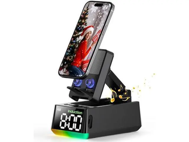 Alt view image 6 of 10 - Stocking Stuffers for Men Women Teen:White Elephant Gifts for Adults Induction Speaker Bluetooth with HD Sound,Kitchen Gadgets Anniversary Birthday Gift Ideas for Dad Mom Husband Wife(Black)