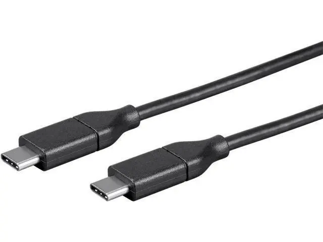 Alt view image 7 of 10 - Essentials USB-C to USB-C 2.0 Cable - 480Mbps 5A 26AWG 4m (13.1 ft) Black