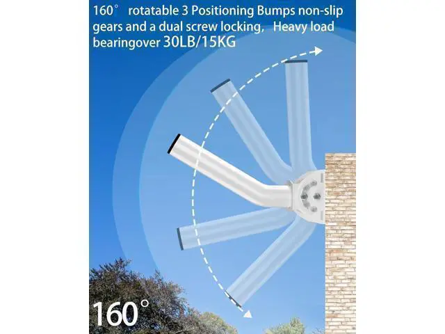 Alt view image 9 of 14 - Universal Antenna Mount,11 Inches J Pole and Wall-Mounted Mounting Bracket for Outdoor Point to Point Access Point CPEs, TV Antennas, Wireless Bridges, Starlink Mini Dish and More