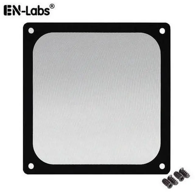 Alt view image 5 of 8 - 12CM Magnetic Frame Black Mesh Dust Filter PC Cooler Fan Filter with Magnet , 120x120mm Dustproof Computer Case Cover