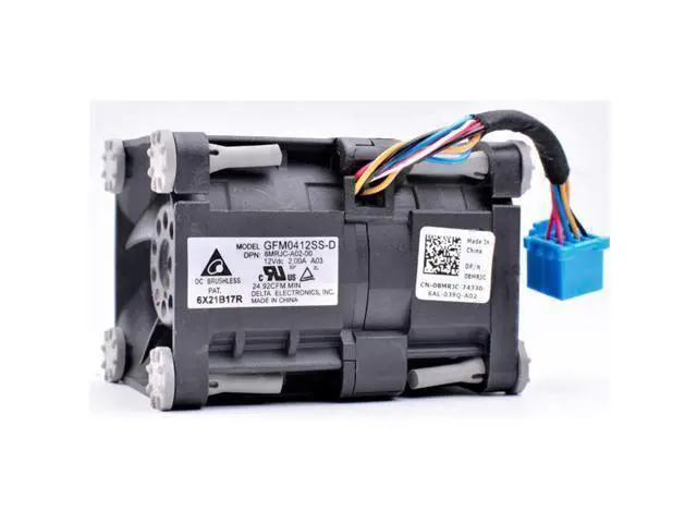 Alt view image 2 of 2 - GFM0412SS-D 8MRJC-A02-00 4cm 4056 12V 2.00A server cooling fan